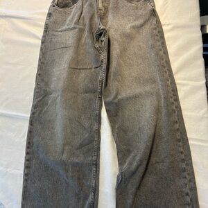 Motel Rocks Gray Flare Jeans